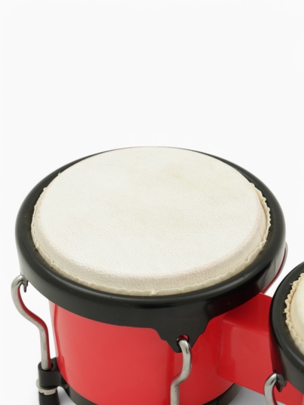 Барабан Бонго Music Life 4 х 5 дюймов, красный