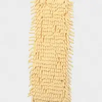 Насадка для плоской швабры "Пастель", микрофибра 43х13 см букли, 80 гр, цвет желтый