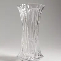 Ваза стекло настольная "Эбба" 25х12 см, прозрачный