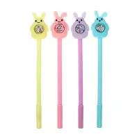 Ручка - прикол гелевая Calligrata &laquo;Блеск-Зайчик&raquo;, МИКС