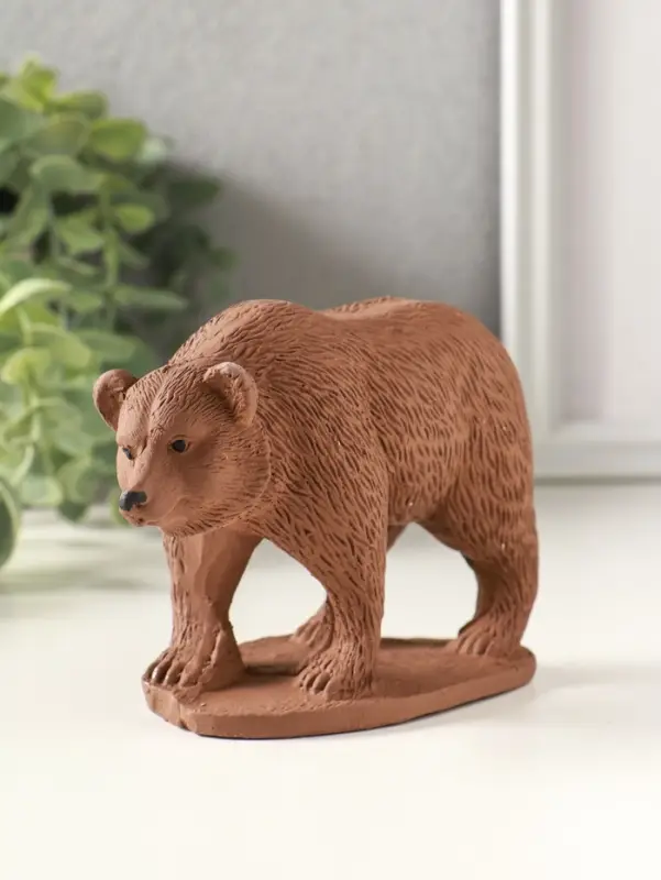 Фигурка гипс &laquo;Медведь идет&raquo;, 9&times;12&times;6 см