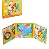 Книжка-деревяшка пазл "Животные"