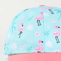 Кепка детская для девочки &laquo;Фламинго&raquo;, р-р. 48-50