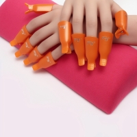 Зажимы для снятия гель-лака для маникюра набор 10шт МИКС пакет