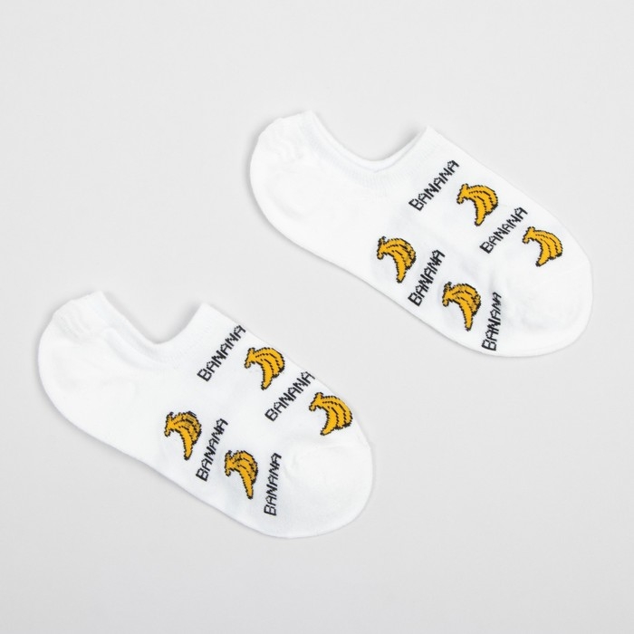 Носки женские MINAKU &laquo;Бананы&raquo;, размер 36-39 (23-25 см)