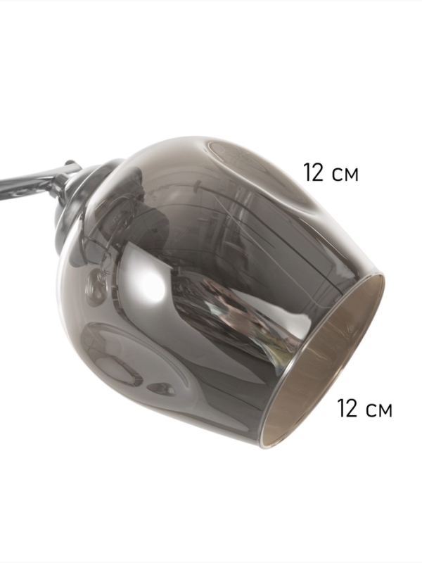 Люстра "Муза" 2х40Вт Е27 хром