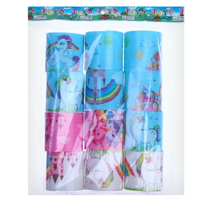 Пружинка-радуга &laquo;Единорог&raquo;, 6,2х6,2х6,2 см