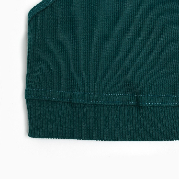 Топ женский укороченный Mist Old School размер 42, цвет зелёный