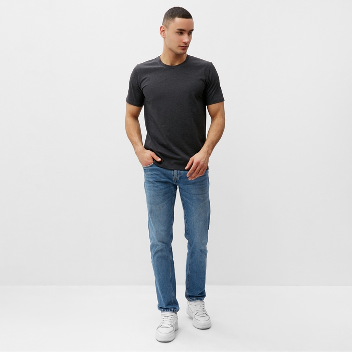 Футболка мужская MINAKU REGULAR FIT: цвет антрацит, р-р 56