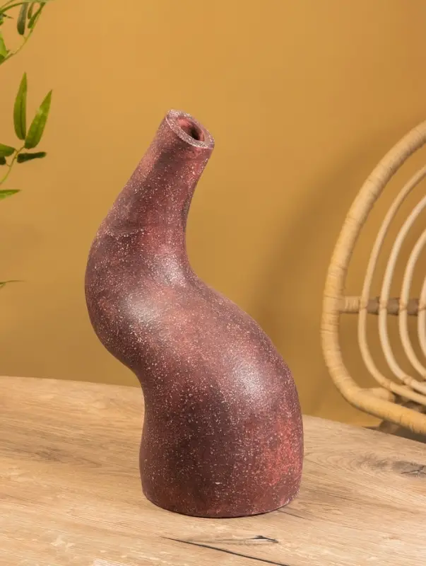 Ваза терракота "Рог" 25х20х45 см