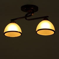 Люстра "Рендо" 2хЕ27 40Вт черно-бронзовый 44х15х23 см