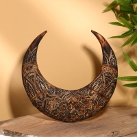 Декор интерьерный "Рога" дерево 40х6х40 см