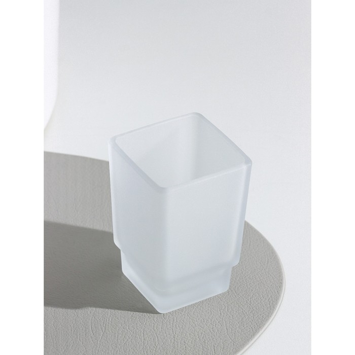 Стакан стеклянный матовый &laquo;Квадро&raquo;