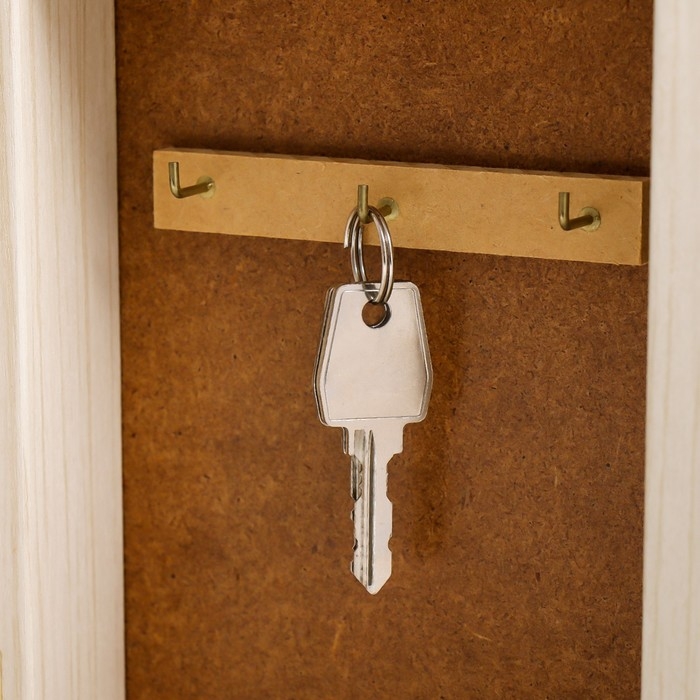 Ключница "Нью-Йорк 1" молочный дуб 15х21 см