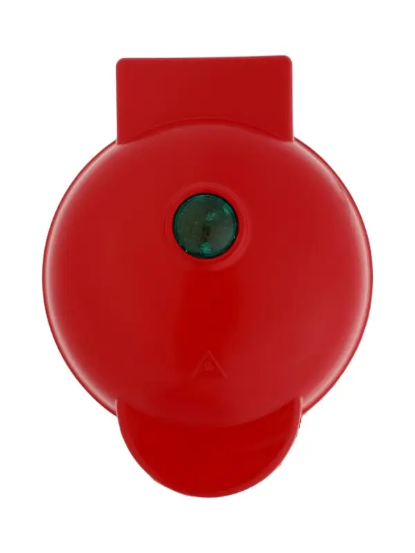 Электровафельница WV-01, 350 Вт, венские вафли, антипригарное покрытие, красная