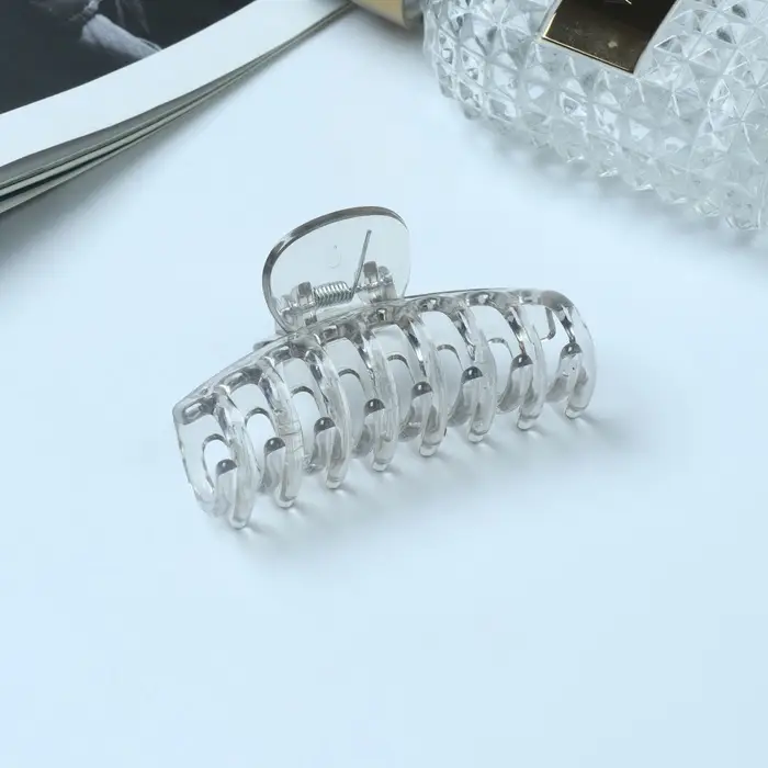 Крабик для волос &laquo;Бриджит&raquo;, зубья, 7 см, МИКС