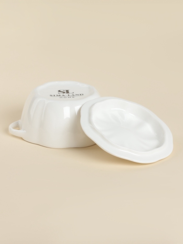 Горшочек для запекания SL Home "Осенний бриз", 230 мл, 13,5х13,5х8 см