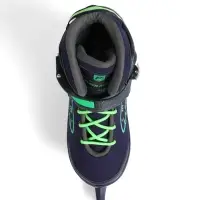 Коньки детские раздвижные BlackAqua, р. 27-30, для фитнеса, синие, зелёные