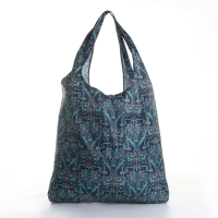 Сумка хозяйственная на кнопке, складная, цвет синий