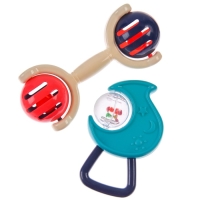 Набор погремушек - прорезывателей &laquo;Растем вместе&raquo;, 8 шт., цвет МИКС, Крошка Я