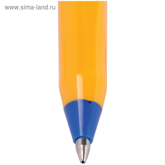 Ручка шариковая Schneider TOPS 505, узел 0.8 мм, оранжевый корпус, светостойкие чернила, синие