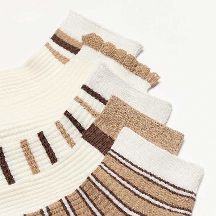 Набор укороченных женских носков MINAKU, р-р 36-41 (23-27 см)