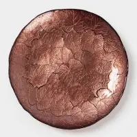 Тарелка "КРАСКИ ОСЕНИ" 21 см, янтарный цвет