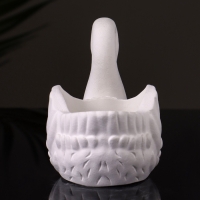 Кашпо "Лебедь" 9х10х6 см, натуральный