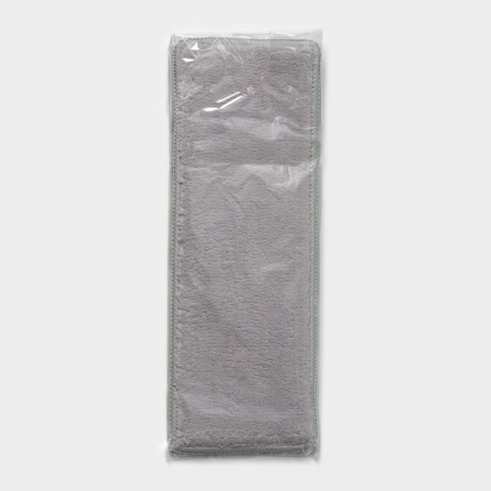 Сменная насадка для окномойки Raccoon, микрофибра, 25,5&times;9 см, цвет серый