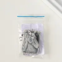 Брелок "Голова лошади (барельеф)" 4 см