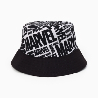 Панама, размер 58-60, чёрно-белый Марвел