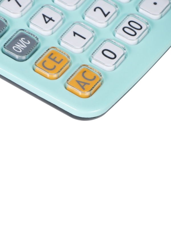 Калькулятор настольный 12-разрядный КК-2700В, зеленый