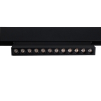 Трековый магнитный светильник, серия "Broad" LTL-059, 12 Вт, 960 Лм, 48В, 3000К, черный Трековый магнитный светильник, серия "Broad" LTL-059, 12 Вт, 960 Лм, 48В, 3000К, черный