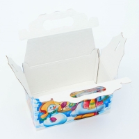 Новый год. Подарочная коробка Новогодняя Ларец простой "Часики" с анимацией 20 х 12 х 17 см. Новый год. Подарочная коробка Новогодняя Ларец простой "Часики" с анимацией 20 х 12 х 17 см.