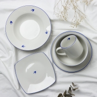 Кружка белая керамическая &laquo;Ласточка&raquo;, 300 мл