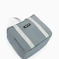 Термосумка на молнии, 6.4 л, цвет серый