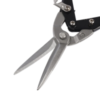 Ножницы по металлу ТУНДРА, 2К рукоятки, прямой рез, 300 мм