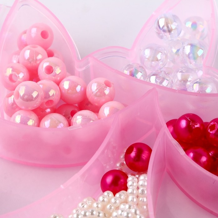 Набор бусин для украшения «Единорожка», с леской, с цепочкой, с декоративными элементами, 4+ Набор бусин для украшения «Единорожка», с леской, с цепочкой, с декоративными элементами, 4+