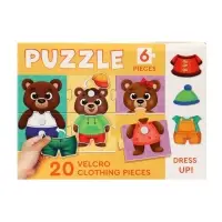 Dress up velcro puzzle 4 in 1