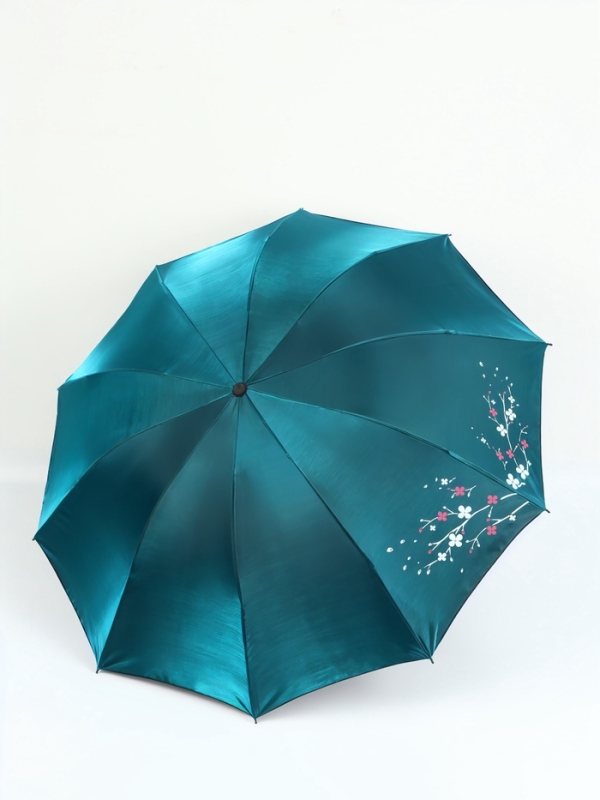 Зонт механический &laquo;Хамелеон&raquo;, эпонж, 4 сложения, 10 спиц, R = 48/56 см, D = 112 см, цвет МИКС