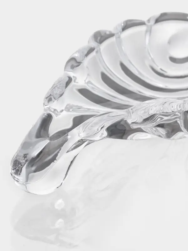 Блюдо для подачи "Лист" 13,5х7,2х3,5, прозрачная