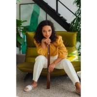 Ложка для обуви SAVANNA, 70 см, коричневая Ложка для обуви SAVANNA, 70 см, коричневая