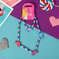 Набор детский &laquo;Выбражулька&raquo; 2 предмета: бусы, браслет, дельфины, цвет МИКС