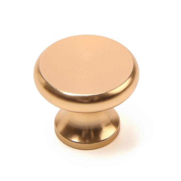 Ручка-кнопка CAPPIO PK320, d=24 мм, цвет золото, 8 шт.