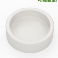 Миска керамическая для терариума 10 х 3 см, белая