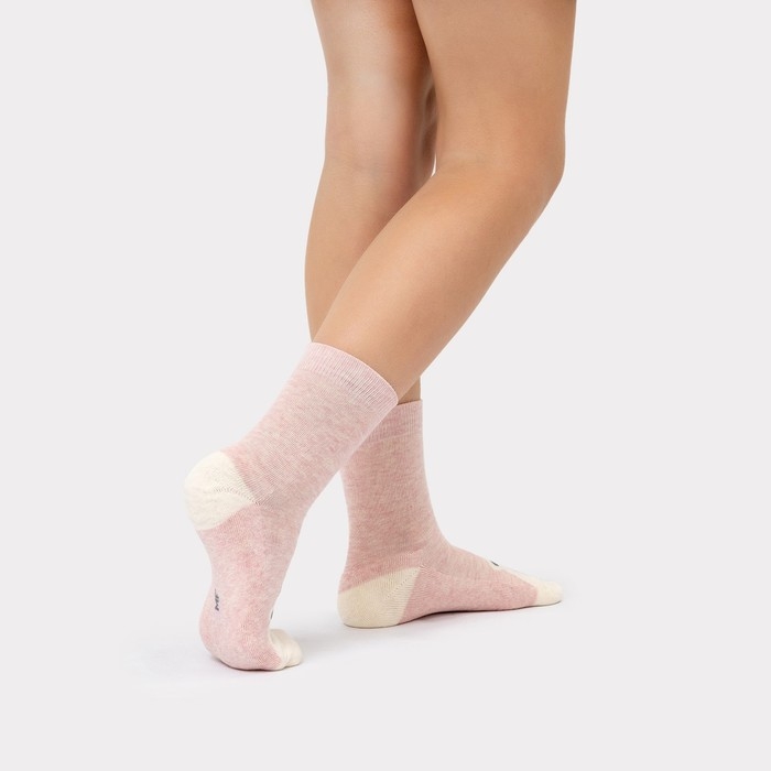 Носки детские махровые, цвет розовый, размер 16