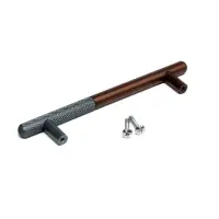 Ручка-рейлинг CAPPIO EPHRAM, м/о 128 мм, цвет серый/коричневый