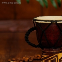 Сувенирный музыкальный инструмент барабан джембе "Светлый" 12х9х9 см МИКС Сувенирный музыкальный инструмент барабан джембе "Светлый" 12х9х9 см МИКС