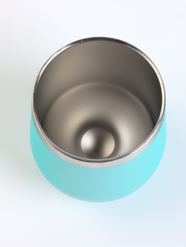 Калабас для чая Мате 350 мл и бомбилья с щеткой для чистки, мята