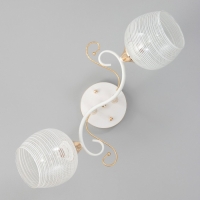 Люстра потолочная Жаклин 2хE27 40Вт Белый, золото Люстра потолочная Жаклин 2хE27 40Вт Белый, золото